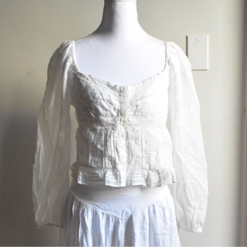 American Eagle Cinched Blouse